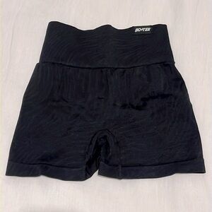 Oh Polly Bo + Tee Bike Shorts Gym XS Patterned Black Contour